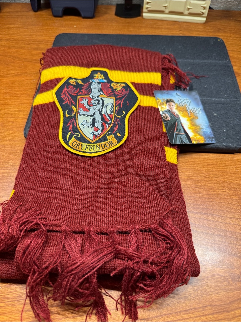 Warner Bros. Gryffindor Maroon and Yellow Scarf